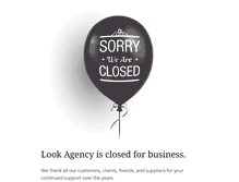 Tablet Screenshot of lookagency.com